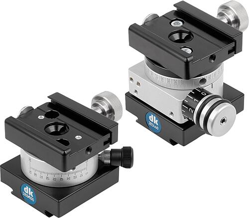 Schnellspannhalter Aluminium drehbar