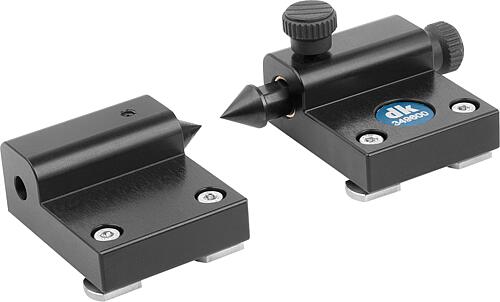 Reitstöcke Aluminium mit Spitzenhöhe 12 mm