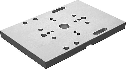 Grundplatte für Zentrisch-Spanner, Form B