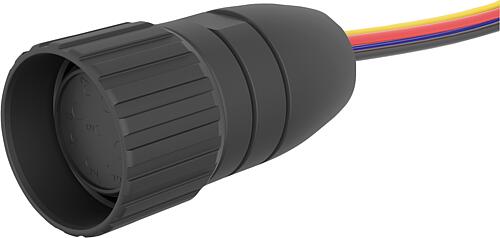 Steckverbinder Buchse M23x1 mit Schraubverriege...