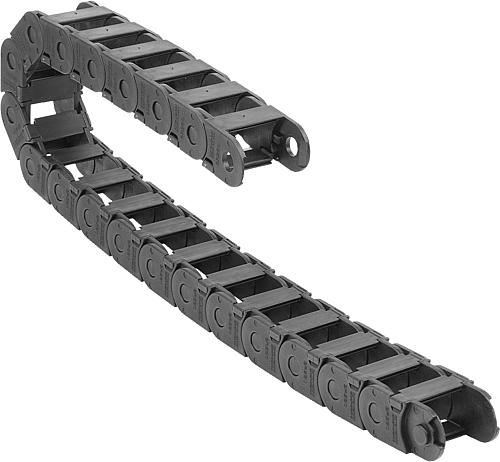 Energieketten Kunststoff Innenhöhe 17 mm, im I...