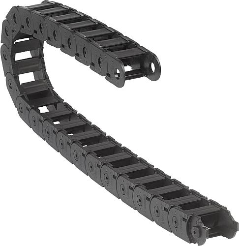 Energieketten Kunststoff Innenhöhe 25 mm, im I...