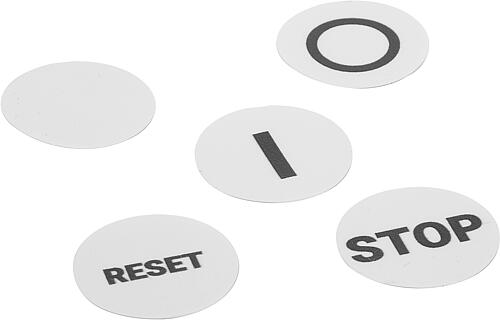 Bezeichnungsschilder rund