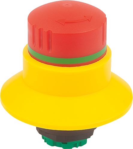 Not-Halt-Taster Einbauversion Ø 22,3 mm mit Kon...