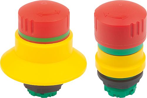 Not-Halt-Taster Einbauversion Ø 22,3 mm mit Ko...