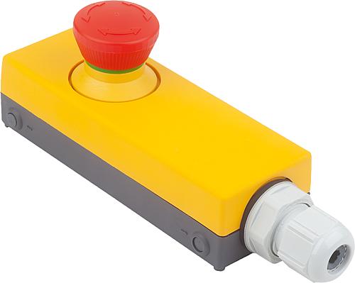 Not-Halt-Taster im Gehäuse "Minibox" Ø 22,3 mm ...