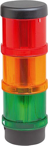Signalsäulen, LED Grün, Gelb, Rot, Ø70 mm Kompl...