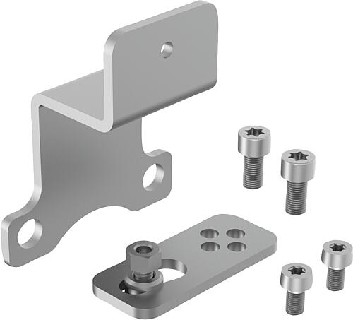 Montage-Sets Edelstahl für Stellantriebe, Form C