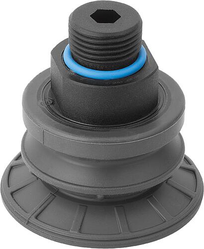 Balgsauggreifer rund 1,5 Falten mit integrierte...