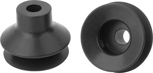 Balgsauggreifer rund 1,5 Falten mit separater B...