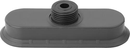 Flachsauggreifer oval mit integrierter Befestig...