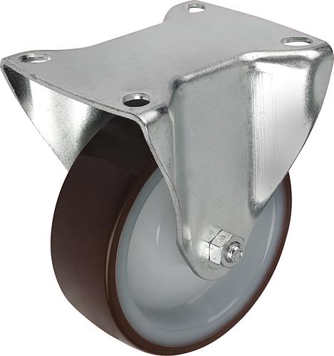 Stahlblech-Bockrollen mit abriebfestem Polyuret...