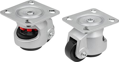 Heberollen mit integriertem Feststellfuß für A...