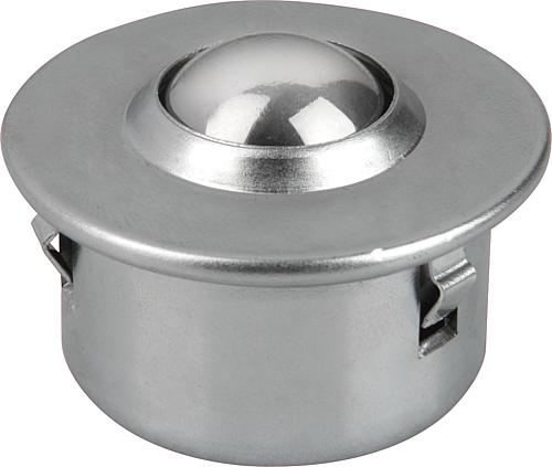 Kugelrollen mit Befestigungselement