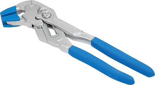 Zangenschlüssel mit Schonbacken Form A