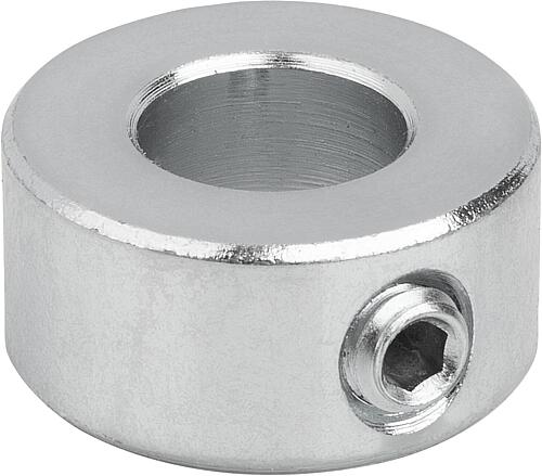 Stellringe DIN 705, Stahl, Form E, Innensechskant