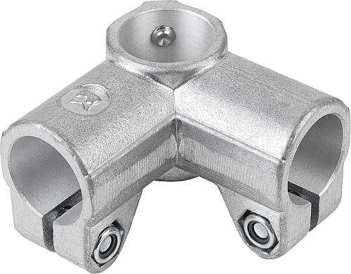 Rohrverbinder Winkelstück Aluminium