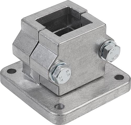 Rohrverbinder Fuß Aluminium