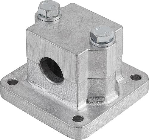 Rohrverbinder Flansch Aluminium - inch