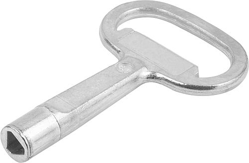 Steckschlüssel für Drehriegel, Form D