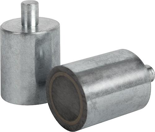 Magnete rund mit Zapfen (Stabgreifer) aus AlNiCo