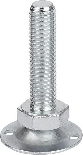 Stellfüße mit Bohrung