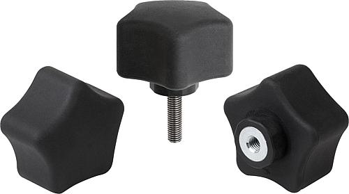 Fünfsterngriffe ergonomisch