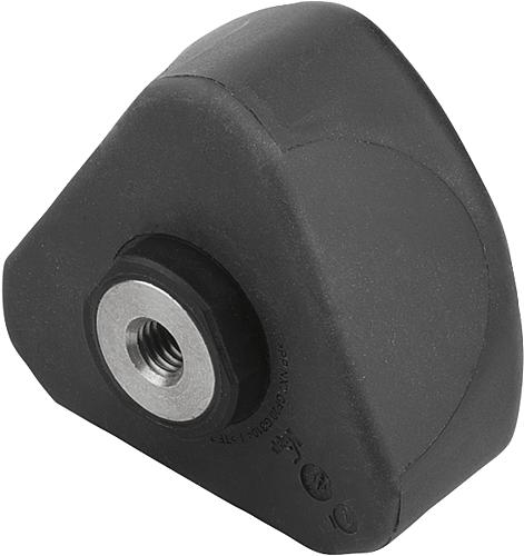 Dreisterngriff ergonomisch 2K mit Innengewinde