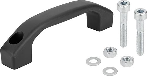 Bügelgriffe Kunststoff, Montage von der Bediens...