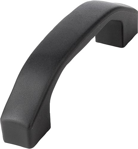 Bügelgriffe Kunststoff, Montage von der Rückseite