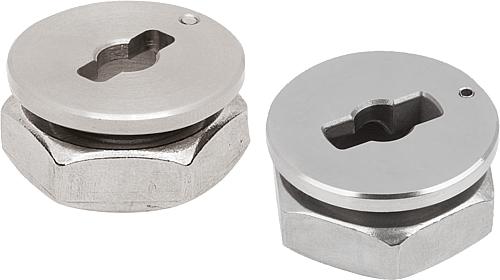 Spannplatten aufgesetzt für Drehspannriegel