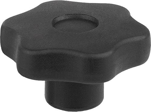 Sterngriffe, Form K, mit Gewindebuchse