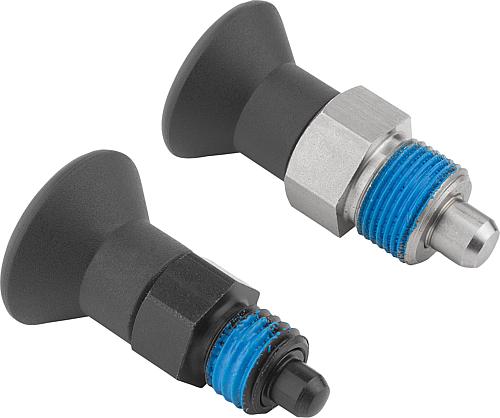 Arretierbolzen Stahl oder Edelstahl kurze Ausfü...