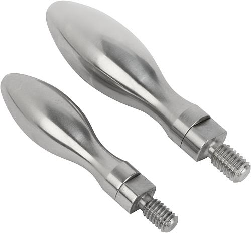 Ballengriffe drehbar ähnlich DIN 98 Form E, au...