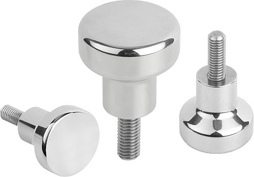 Pilzknöpfe mit Außengewinde mit hohem Bund für ...