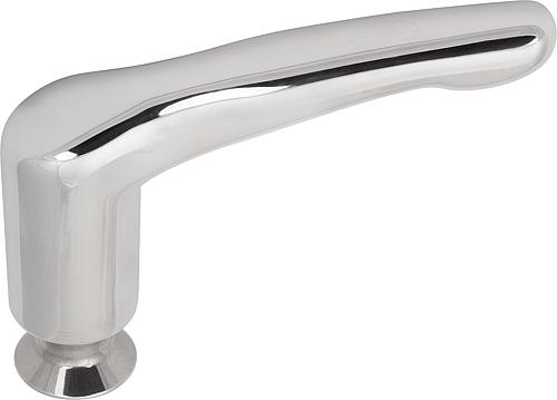 Klemmhebel mit Innengewinde und Bund für Hygien...