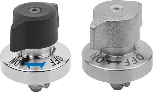 Drehspannriegel Edelstahl, Drehkopf Kunststoff ...