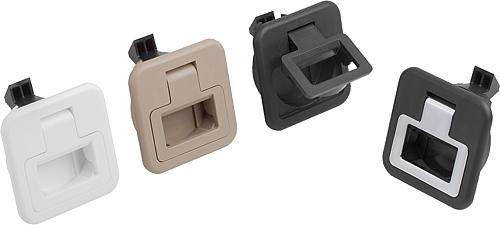 Schnappverschlüsse Kunststoff mit Griff klappba...