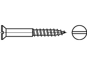 DIN 97 Messing 2 x 16 Ms VE=S
