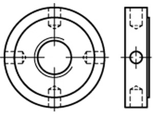 DIN 1816 14 H M 55 x 1,5 VE=S