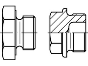 DIN 7604 Stahl C M 8 x 1 VE=S