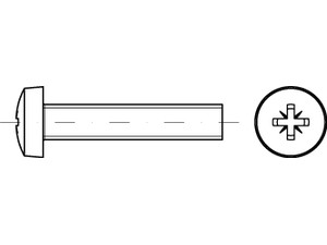 DIN 7985 A 2 M 1,6 x 3 -Z A 2 VE=S