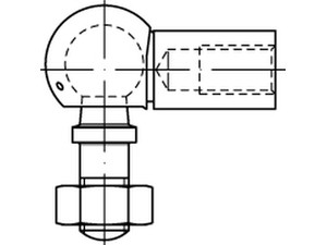 DIN 71802 Stahl AS 8 - M 5 galv. verzinkt gal Zn VE=S