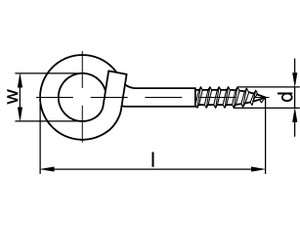 ART 88144 Starke Deckenhaken m. Holzgew. St. Typ 18 10 x 140 gal Zn gal Zn VE=S