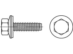 ART 88276 Fassadenschr. A 2 BZ 6,3 x 32 Neoprenscheibe 16 A 2 VE=S