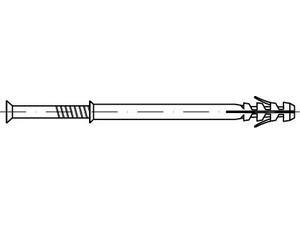 ART 88503 FISCHER-Nageldübel N-S 6 x 40/10 -Z VE=S