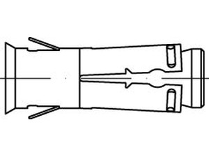 ART 88513 FISCHER-Hohldecken-Anker FHY A 4 M 6 VE=S