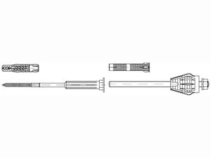 ART 88695 FISCHER Abstandsmontagesystem Thermax 10/160 M 8 gal Zn VE=S