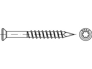 ART 89018 SPAX-S A 2 4 x 45/30 -T sehr kleiner LIKO, m.Fräsrip u. VE=S