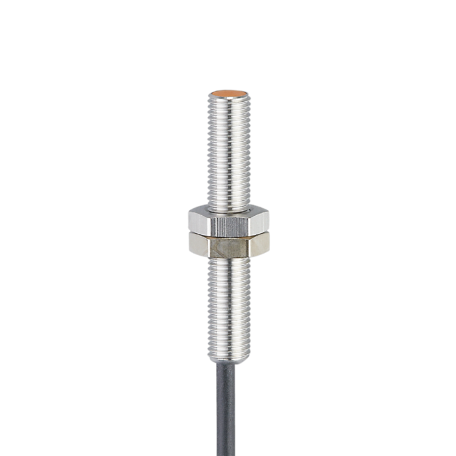 IE5448: Induktiver Sensor; M8 x 1 / L = 50 mm; Schaltabstand 2 mm bündig einbaub